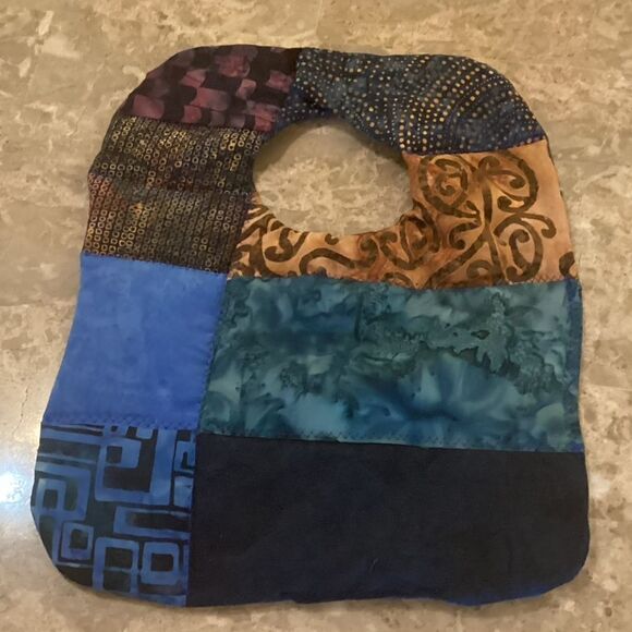 NWOT. Hand Crafted Quilted Reversible Baby Bib $12 ea. or 3/$25 - Picture 7 of 7
